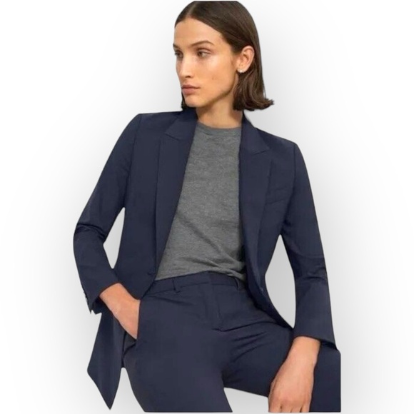 Theory Nichelle Broadway Navy Blazer NWOT - Picture 3 of 15